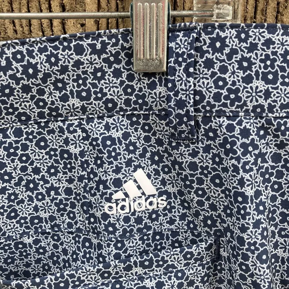 Adidas Golf Shorts Men's Size 40 NWOT Paisley Blue Floral Pattern AOP‎ Unique